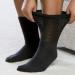 Men's Diabetic Comfort Crew Socks - 3 Pairs (Black) | Supportive, Non-Binding Design - Buy Online on GoSupps.com