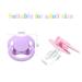 Landofgenie Adult Size Pacifier - Large Teat Shield 3pcs Set in Black Pink Purple | Bone Shape - Perfect for Adults - Buy Online on GoSupps.com