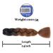 Ombre Kanecalon Braiding Hair 3 Pack | 24-inch Jumbo Braid Extensions | Synthetic Hair for Braiding (Black-Dark Brown) - Buy Online on GoSupps.com