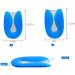 Careor U-Shaped Silicone Heel Pad Inserts | Pain Relief & Shock Absorption for Heel Spurs | Large Size for Optimal Comfort - Buy Online on GoSupps.com