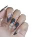 24 Pcs Ballerina Coffin Artificial Nails - Butterfly French Design Press-On Acrylic Fingernails for Women & Girls - Buy Online on GoSupps.com