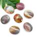 Natural Crystal Rough 1pc Natural Polychrome Jasper Ocean Stone Palmstone Hand Play Stone Polished Decorative Collection Stones and Crystals