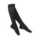 Socks for Women 15-20 mmHg Ribbed Cotton 1 Pair Black Medium Black Rib Medium (15-20 mmHg)