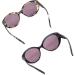 Bifocal Rhinestone Cateye Sunglasses for Women - Set of 2 with Free Pouches | 2.50 Magnification - Buy Online on GoSupps.com