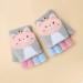 Toddler Kids Puppy Flip Top Half Finger Gloves for Ages 3-8 - Cat/Grey - Buy Online on GoSupps.com