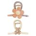 Souarts Butterfly Flowers Hair Clip Set - Non-Slip Metal Hair Clips for Girls & Women - Thick Hair Claws & Styling Accessories (Brown Bear Flowers 2 Pack) - Buy Online on GoSupps.com