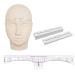 Disposable Eyebrow Ruler for Tattoo Makeup  Eyebrow Ruler Sticker Makeup Tool Adhesive Eyebrow Sticker (100Pcs)