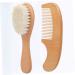 Healeved 2pcs Toddler Baby Brushes for Hair - Baby Gift Set with Wooden Comb and Bath Brush - Baby Grooming Essentials - Buy Online on GoSupps.com