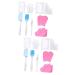 Healeved 2 Sets Hand and Foot Care Set Foot Moisturizer Paraffin Wax for Hand Exfoliating Scrub Accessory Skin Care Supplies Spa Work Cotton Gloves (foot Covers) Nursing Kit Pink Heating