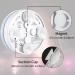 Yotun Underwater LED Pool Lights - 2PCs 16 RGB Color Change with RF Remote & IP68 Waterproof Suction Cups - Perfect for Pools & Ponds - Buy Online on GoSupps.com
