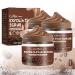 Organic Coffee Scrub, Coffee Renewing Body Scrub, Organic Coffee Exfoliating Body Scrubber, 2023 Newest Best Arabica Coffee Renewing Body Scrub (3 Pcs)
