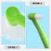 Buy Healvian 4-Part Double-Sided Toothbrush for Braces - Soft V-Stock & Tiny Head for Gentle Cleaning - Buy Online on GoSupps.com