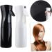 Hair Spray Bottle Continuous Water Mister Empty Spray Bottle Fine Mist Spray Bottle 5.4Oz/160ml Empty Plastic Misting Bottle For Hair Styling Plants Cleaning(White) - Buy Online on GoSupps.com