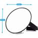Adjustable Baby/Child Safety Car Mirror | Increase Visibility for Forward Facing Child Seat | Easy to Fit & Remove | Universal Size 165 x 165 mm - Buy Online on GoSupps.com