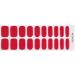 Neonail Gel UV Stickers M06 Red - 15 Patterns Nail Polish Stripes | Easy Application Nail Stickers for Hands & Feet - Perfect Nail Decoration - Buy Online on GoSupps.com