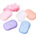 MKDSU Disposable Travel Soap Carton Sanitizer Paper Soap - 500 Pieces, Color 5pcs - Buy Online on GoSupps.com