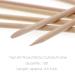 100 Pcs Orange Wood Nail Sticks Double Heads Cuticle Pusher Remover - Manicure Pedicure Tool - Buy Online on GoSupps.com