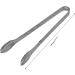 Premium Stainless Steel Long Kitchen Tweezers - Versatile Precision Toothed Tips for Cooking - Buy Online on GoSupps.com