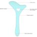Eyebrow Pencil Stencil with Silicone Tail Spoon Flexible Eyeliners Template for Makeup Eye Shadow Painting Eyelashes Auxiliary Lipstick Positioning (Blue) - Buy Online on GoSupps.com
