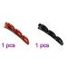 Buy 2 Pack Double Bang Hair Clip Set for Women & Girls | Stylish Black & Brown Hairpins Headbands & Accessories - International Shipping Available - Buy Online on GoSupps.com