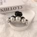 3-Piece Large Pearl Hair Claw Clips Set - White, Black, Brown | Strong Hold Acrylic Design for Women - Fashion Hair Styling Barrette & Wedding Hair Decor - Buy Online on GoSupps.com