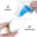 FRCOLOR Arch Support Pads - 4 Pairs Adhesive Cushions for Fallen Arches Gel Foot Insoles for Kids & High Heels - 9.7x5.8cm - Buy Online on GoSupps.com