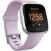 Fitbit Versa Lite Edition Smart Watch, One Size (S and L Bands Included) 1 Count (Pack of 1) Marina Blue/Marina Blue Aluminum purple