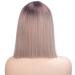 Buy 36cm (14) Blonde & Brown Ombre Wig for Women - Smooth Long Wig with Dark Roots | Perfect for Parties & Costumes - Buy Online on GoSupps.com