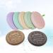 Solustre Round Mirror Set - 7 Compact Pocket Mirrors for Handbag Makeup, Single Side Cosmetic Mirror with Comb - Ideal for Travel and Everyday Use - Buy Online on GoSupps.com
