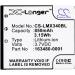Replacement Battery for Honeywell 8650 8670 Voyager 1602G - 850mAh 3.7V Part Numbers: 163480-0001 50129434-001FRE HHPI363 - International Shipping Available - Buy Online on GoSupps.com