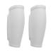 Soccer Leg Sleeve Protective Shin Sleeve Breathable for Adults for Basketball (61.8x35cm / 24.3x13.8in) XL 61.8x35cm / 24.3x13.8" White