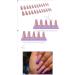 Press on Nails 3 Sets Purple French Fake Nail Pointed Long Artificail Nails Press-on Nails for Women Girls (Color : Purple) (Color : Purple) (Purple) - Buy Online on GoSupps.com