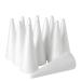 12-Pack Foam Tree Cones for DIY Arts and Crafts Projects Handmade Gnomes Holiday Decorations Party Decor Classroom Activities (White 2.87x7.25 in) Bulk Pack