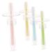 Ipetboom 4 pieces baby toothbrush children toothbrush kids toothbrush baby mouth cleaner newborn tooth cleaning set travel toothbrush toothbrushes for babies manual