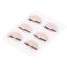 3 pairs of removable eyelids for eyelash extension practice head lifelike real eyelids white White Eyelids