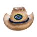 Men's Corona Extra Straw Beach Cowboy Hat with Curved Brim Tan