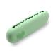 Silicone Makeup Brush Case Makeup Brush Holder Make Up Pouch Portable Cosmetic Brush Holder Makeup Tool Storage Travel Toolkit (Green 25cm*7cm)