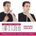 Toros Group Half-Starer Neck Support Tie | Adjustable 100% Cotton | Cervical Relief for Spine & Joint Pain - Large Gray 12 cm - Buy Online on GoSupps.com