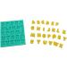 NUOBESTY 2pcs Candy Molds Letter Chocolate Mold Fondant Mold Soap Silicone Molds Silicone Molds for Soap Silicone Soap Molds Silicone Molds for Chocolate Shortbread Cake Mold Crystal Greenx2pcs 12x13cmx2pcs - Buy Online on GoSupps.com