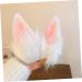 FRCOLOR 2 Pairs Hair Extensions Clips Rabbit Cosplay Hairclips Hair Clips Hairpin for Hair Accessories Rabbit Ear Headdress Women Hair Clip Issue Card Child Cats and Dogs Fabric - Buy Online on GoSupps.com