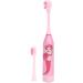 Children's Electric Toothbrush - Cartoon Pattern Pink Oral Care for Kids Battery Operated - Buy Online on GoSupps.com