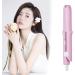Laluerck 2 in 1 Electric Hair Straightener Hair Curler Fast Heating and Anti-Scald Curler Hair Styling Tools for Women and Men Hair Salon Pale Pink - Buy Online on GoSupps.com