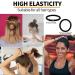 Premium 2-Piece Satin Hair Hood Set for Women | Night Sleep Hat for Curly Short & Long Hair | Reusable & Elastic - Gold & Black - Buy Online on GoSupps.com