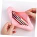 Angoily Silicone Storage Bag Makeup Brush Silicone Cosmetic Brush Bag Cosmetic Brush Holder Foundations Pouch Zip Lock Organizer Small at Home Pink Travel Silica Gel Toolkit - Buy Online on GoSupps.com