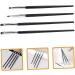 FOMIYES 4pcs Eyeliner Brush Kit Horse Hair Black Fine Precision Eyeliner Brush - Buy Online on GoSupps.com