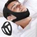 Elfstone Adjustable Snoring Head Band | Breathable Stop Snoring Solution for Men and Women - Black - Buy Online on GoSupps.com