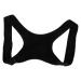 SOLUSTRE Belt Shoulder Rest Brace Holder Posture Straps for Men Support Belt Polyester Black