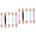 Ipetboom 500 Pcs 5 Boxes Double Ended Eyeshadow Brush Makeup Brush Eye Shadow Applicator Eye Shadow Sponge