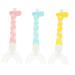Iwowhero 3 pieces of children's toothbrush children mouth cleaning tool children mouth cleaning tools u shadow toothbrush handbook children and toothbrushes for children u shared 1 piece (1 Pack) sorted color
