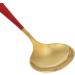 Soup Spoons Stainless Steel Tablespoons with 6 Colors 5 Pieces of Kitchen Dinner Dessert Scoops Set for Tea Dessert Salt Sugar(Red) - Buy Online on GoSupps.com